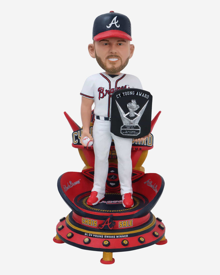 Chris Sale Atlanta Braves 2024 NL Cy Young Award Bobblehead FOCO - FOCO.com