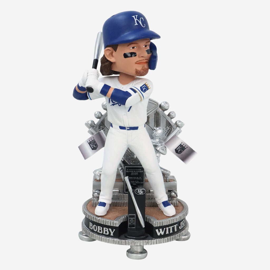 Bobby Witt Jr Kansas City Royals 2024 Silver Slugger Bobblehead FOCO - FOCO.com