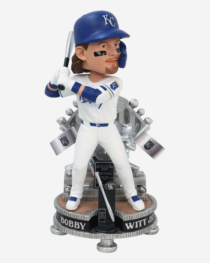 Bobby Witt Jr Kansas City Royals 2024 Silver Slugger Bobblehead FOCO - FOCO.com