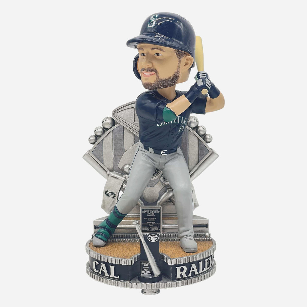 Cal Raleigh Seattle Mariners 2025 Silver Slugger Bobblehead FOCO - FOCO.com