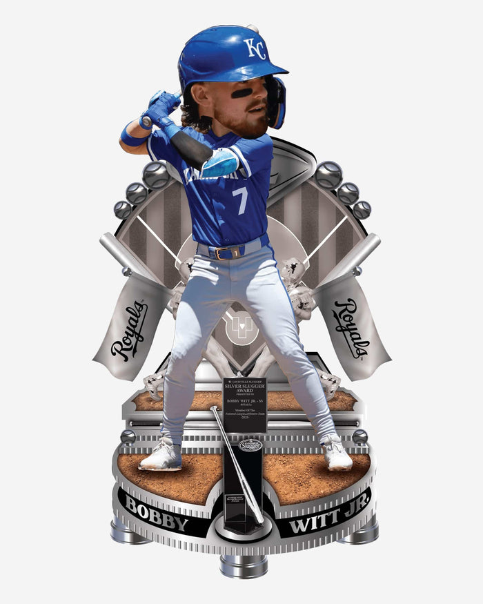 Bobby Witt Jr Kansas City Royals 2025 Silver Slugger Bobblehead FOCO - FOCO.com