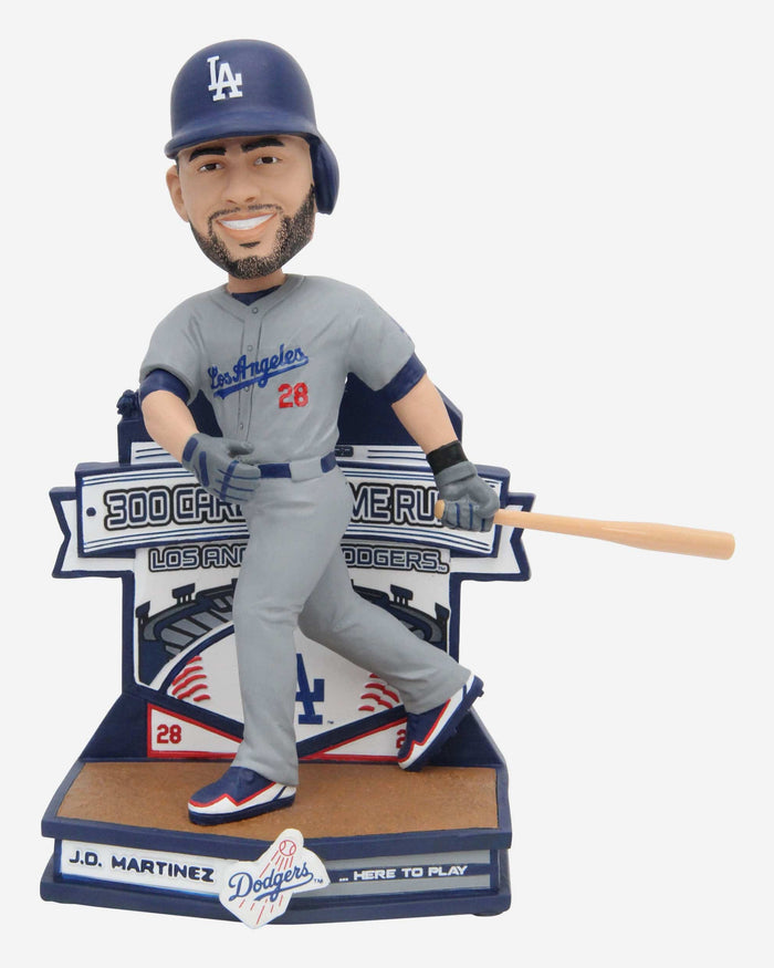 JD Martinez Los Angeles Dodgers 300 Home Run Bobblehead FOCO - FOCO.com