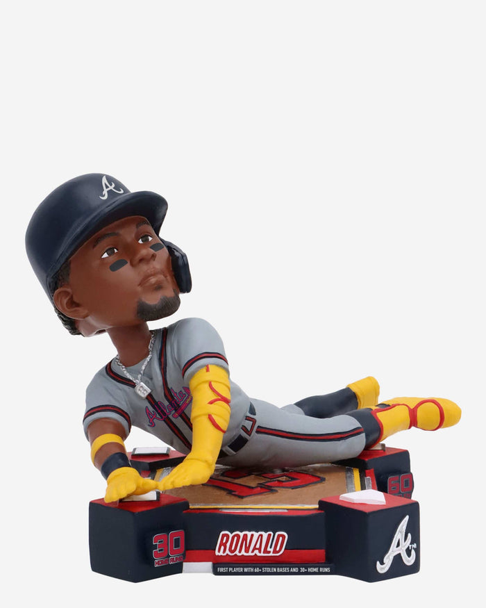 Ronald Acuna Jr Atlanta Braves 30 Home Run 60 Stolen Base Club Bobblehead FOCO - FOCO.com