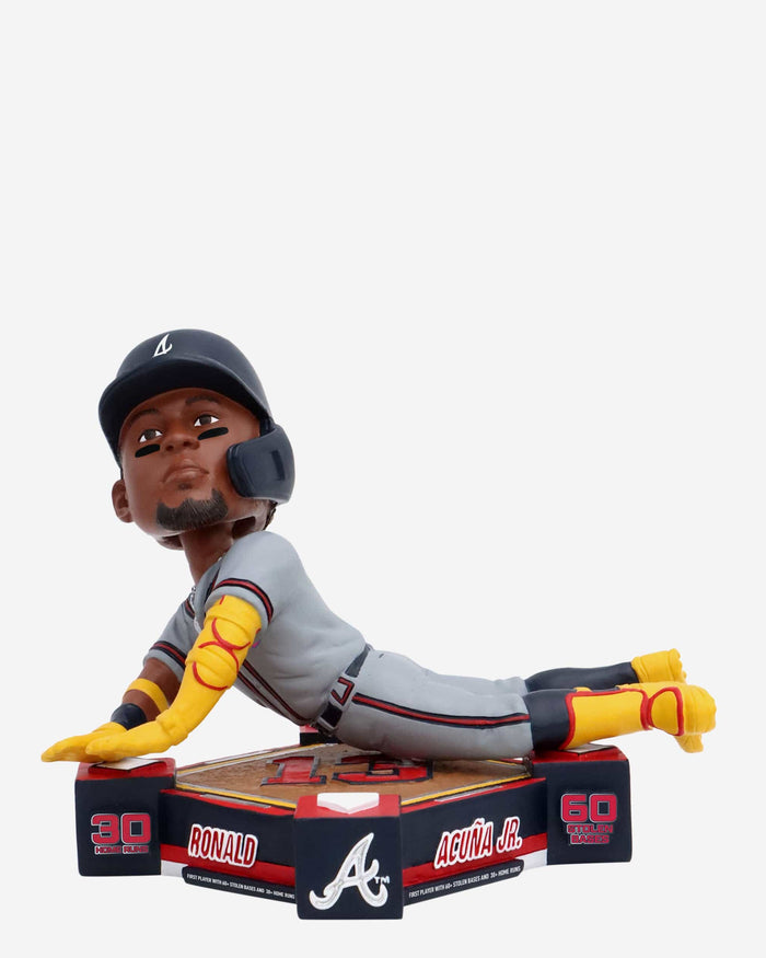 Ronald Acuna Jr Atlanta Braves 30 Home Run 60 Stolen Base Club Bobblehead FOCO - FOCO.com