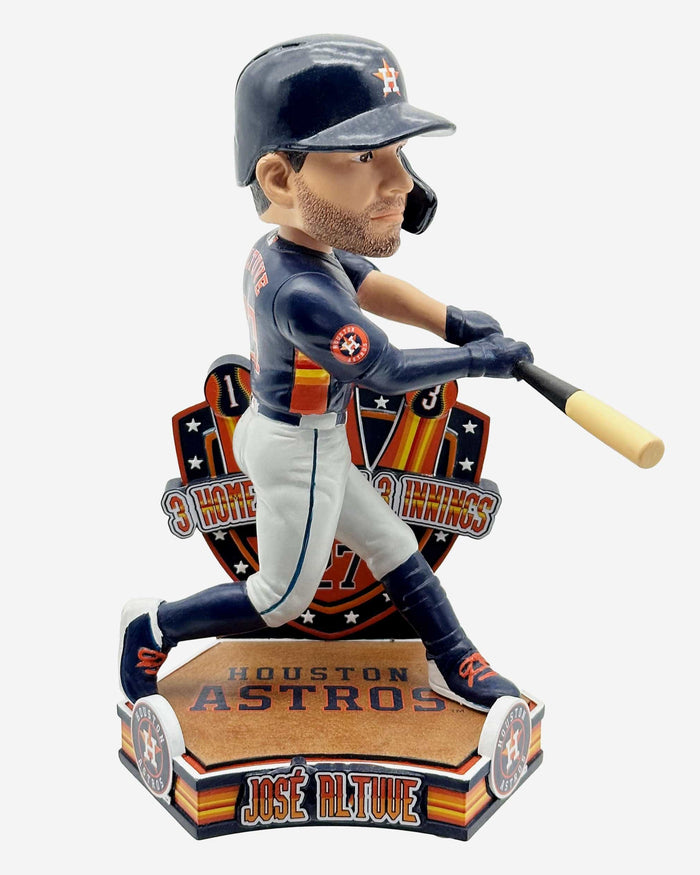 Jose Altuve Houston Astros Three Home Runs in Three Innings Bobblehead FOCO - FOCO.com