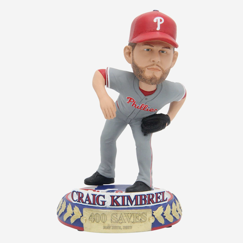 Craig Kimbrel Philadelphia Phillies 400 Saves Bobblehead FOCO - FOCO.com