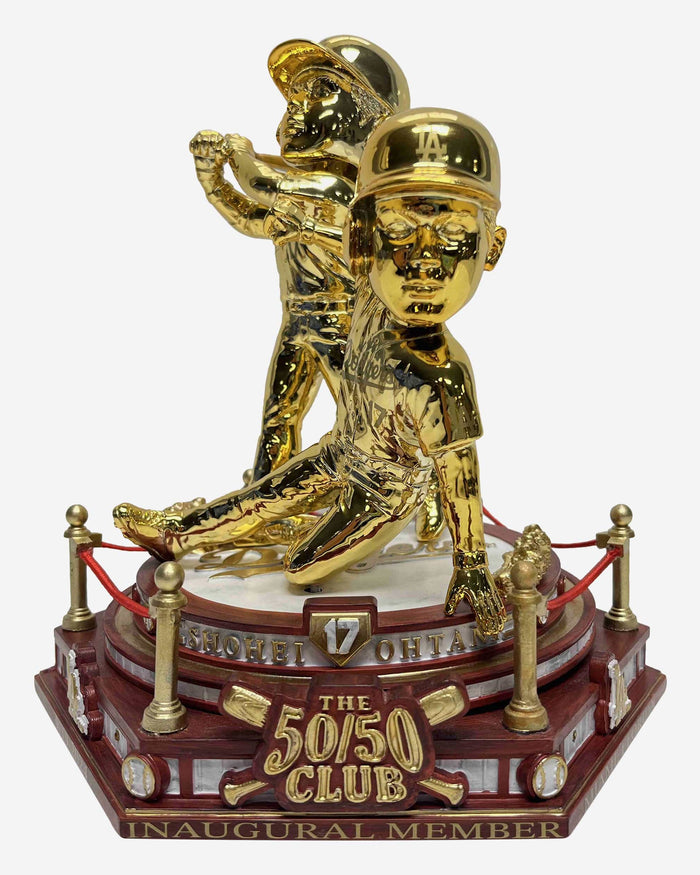 Shohei Ohtani Los Angeles Dodgers 50 Home Runs & 50 Stolen Bases Dual Spinning Bobblehead FOCO - FOCO.com