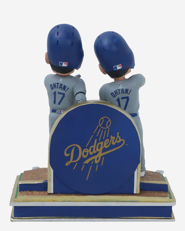 Shohei Ohtani Los Angeles Dodgers 50 Home Runs & 50 Stolen Bases Mini Bobblehead Scene FOCO - FOCO.com