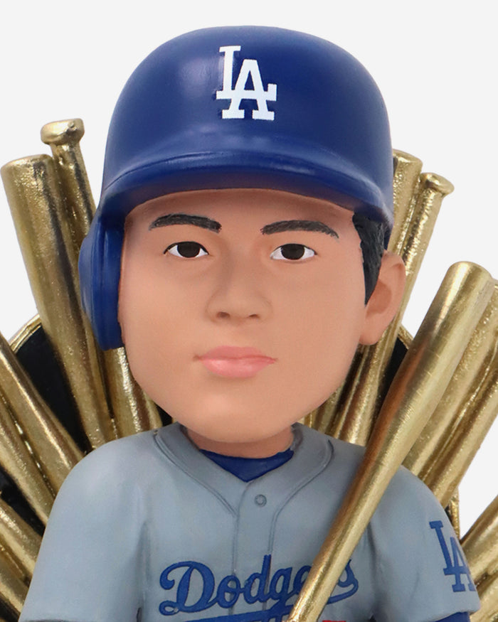 Shohei Ohtani Los Angeles Dodgers 50 Home Runs & 50 Stolen Bases Club of One Throne Bobblehead FOCO - FOCO.com