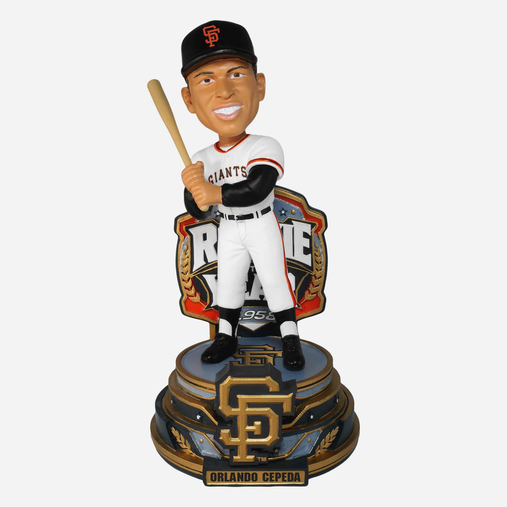Orlando Cepeda San Francisco Giants 1958 Rookie of the Year Bobblehead FOCO - FOCO.com