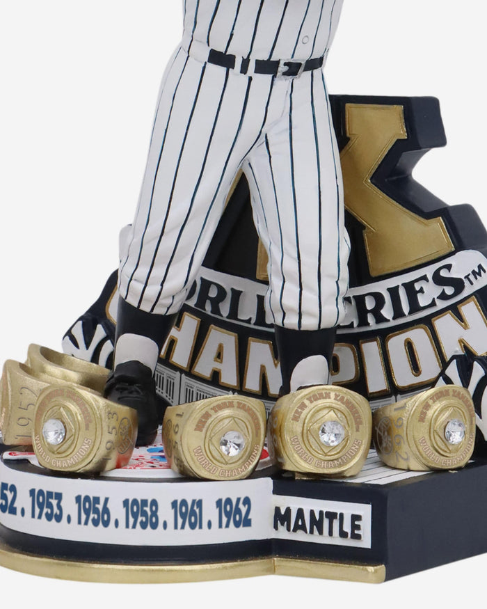 Mickey Mantle New York Yankees 7X World Series Champion Bobblehead FOCO - FOCO.com