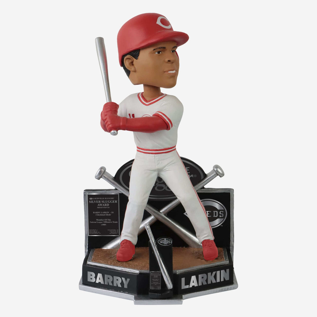Barry Larkin Cincinnati Reds 1989 Silver Slugger Bobblehead FOCO - FOCO.com