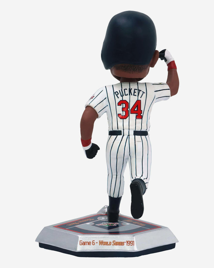 Kirby Puckett Minnesota Twins 1991 World Series Game 6 Walk Off Home Run Bobblehead FOCO - FOCO.com