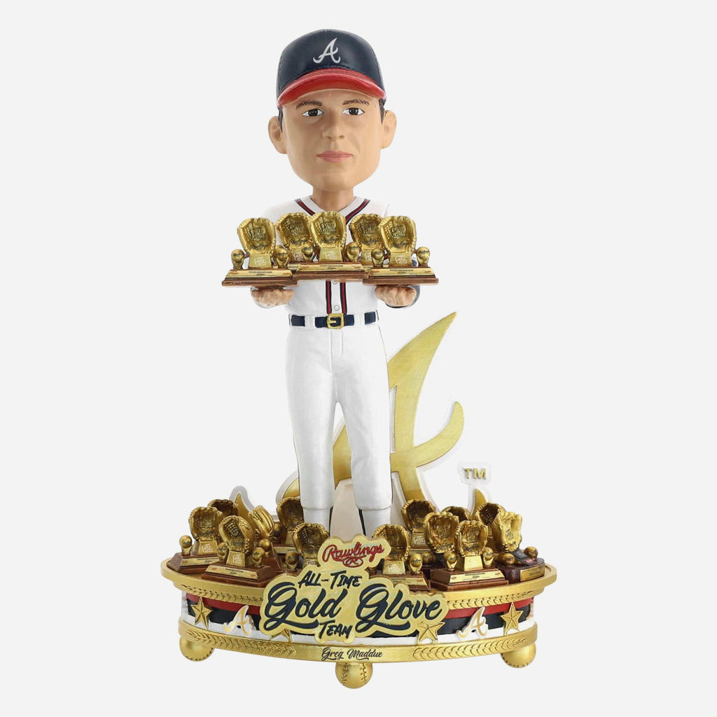 Greg Maddux Atlanta Braves All-Time Gold Glove Team Bobblehead FOCO - FOCO.com