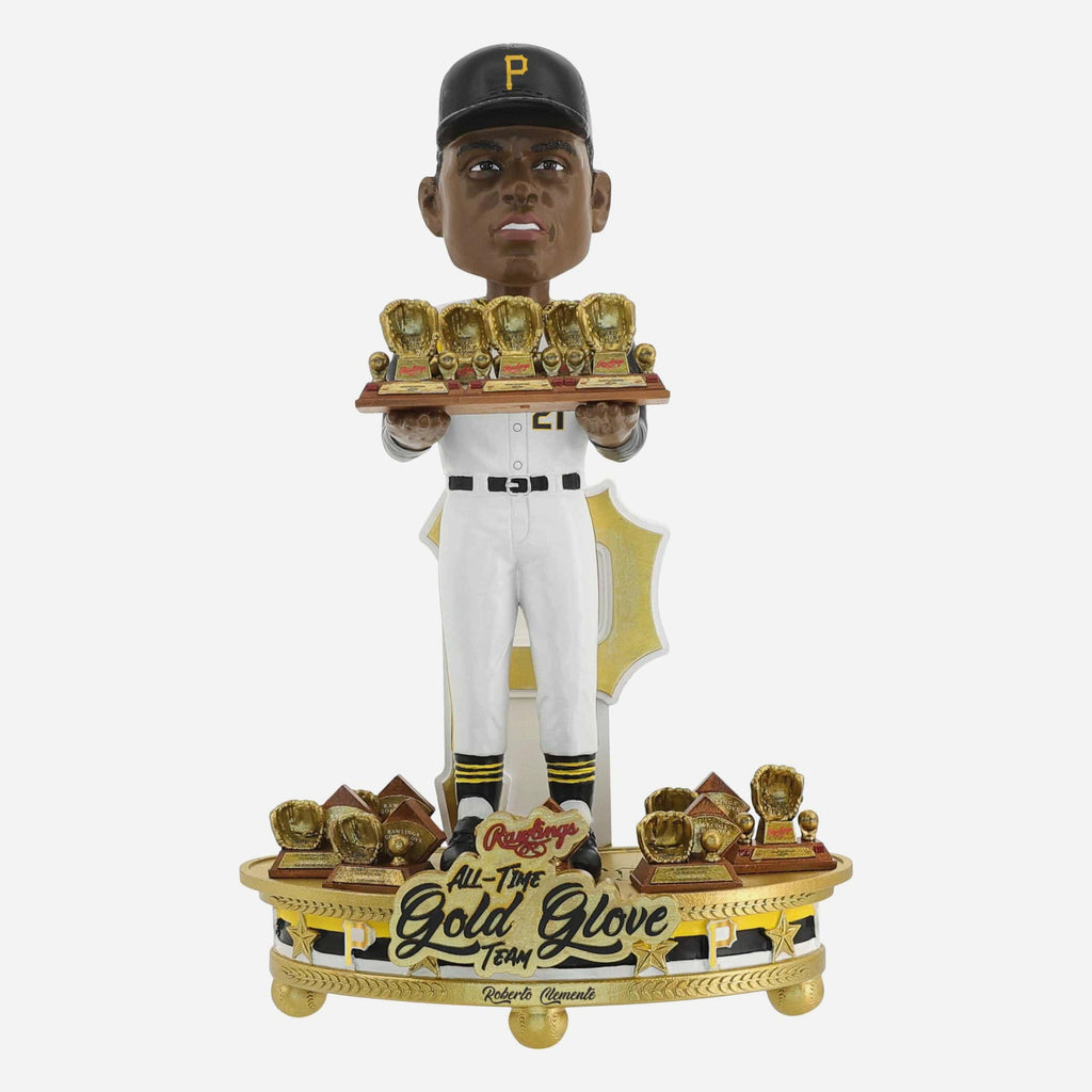 Roberto Clemente Pittsburgh Pirates All Time Gold Glove Team Bobblehead FOCO - FOCO.com