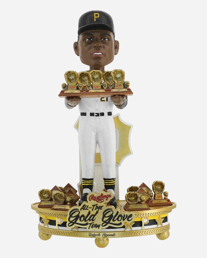 Roberto Clemente Pittsburgh Pirates All Time Gold Glove Team Bobblehead FOCO - FOCO.com