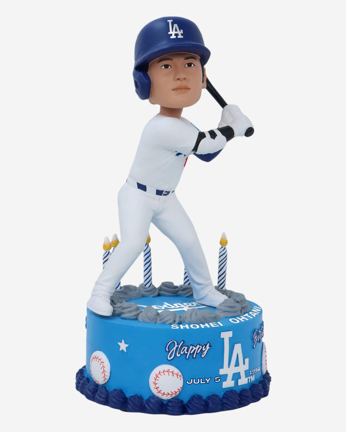 Shohei Ohtani Los Angeles Dodgers Birthday Cake Bobblehead FOCO - FOCO.com