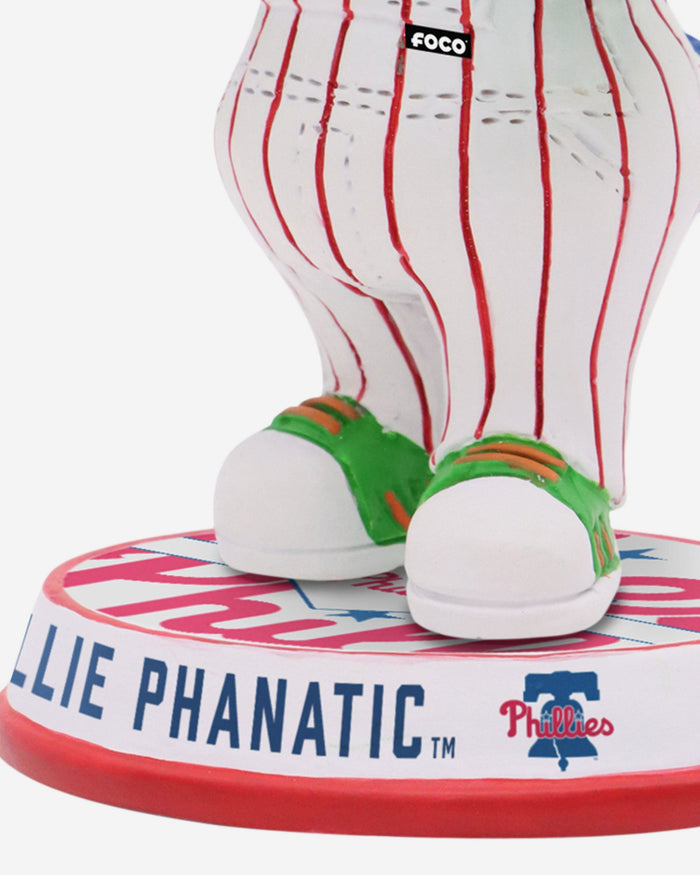 Phillie Phanatic Philadelphia Phillies Bib Overalls Mascot Mini Bighead Bobblehead FOCO - FOCO.com