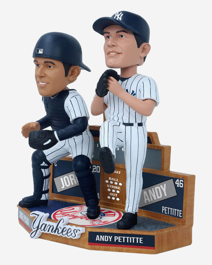 Jorge Posada & Andy Pettitte New York Yankees Bobblemate Dual Bobblehead FOCO - FOCO.com