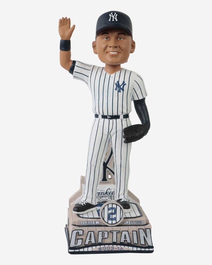 Derek Jeter New York Yankees Captain Bobblehead FOCO - FOCO.com