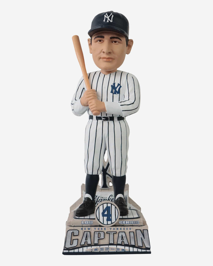 Lou Gehrig New York Yankees Captain Bobblehead FOCO - FOCO.com