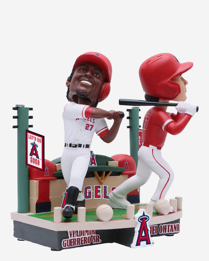 Shohei Ohtani & Vladimir Guererro Sr Los Angeles Angels Then and Now Bobblehead FOCO - FOCO.com