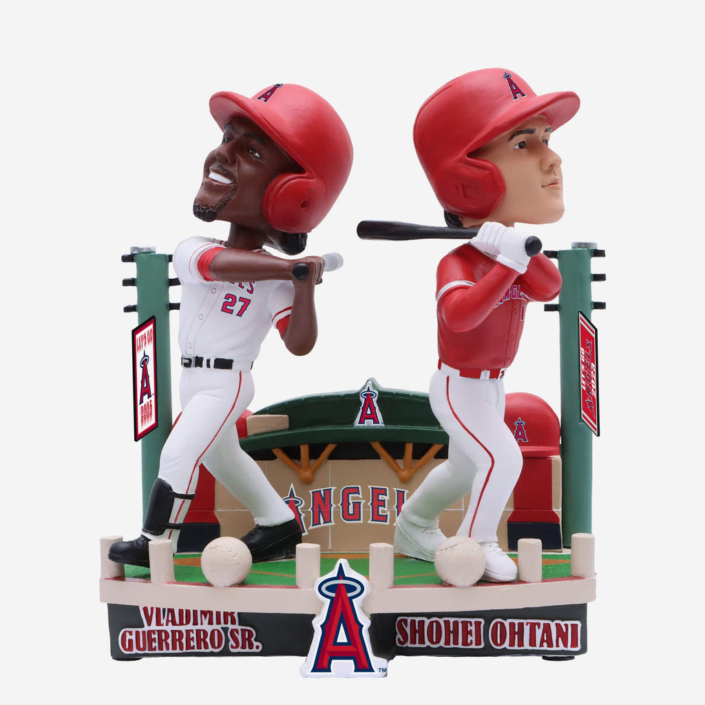 Shohei Ohtani & Vladimir Guererro Sr Los Angeles Angels Then and Now Bobblehead FOCO - FOCO.com