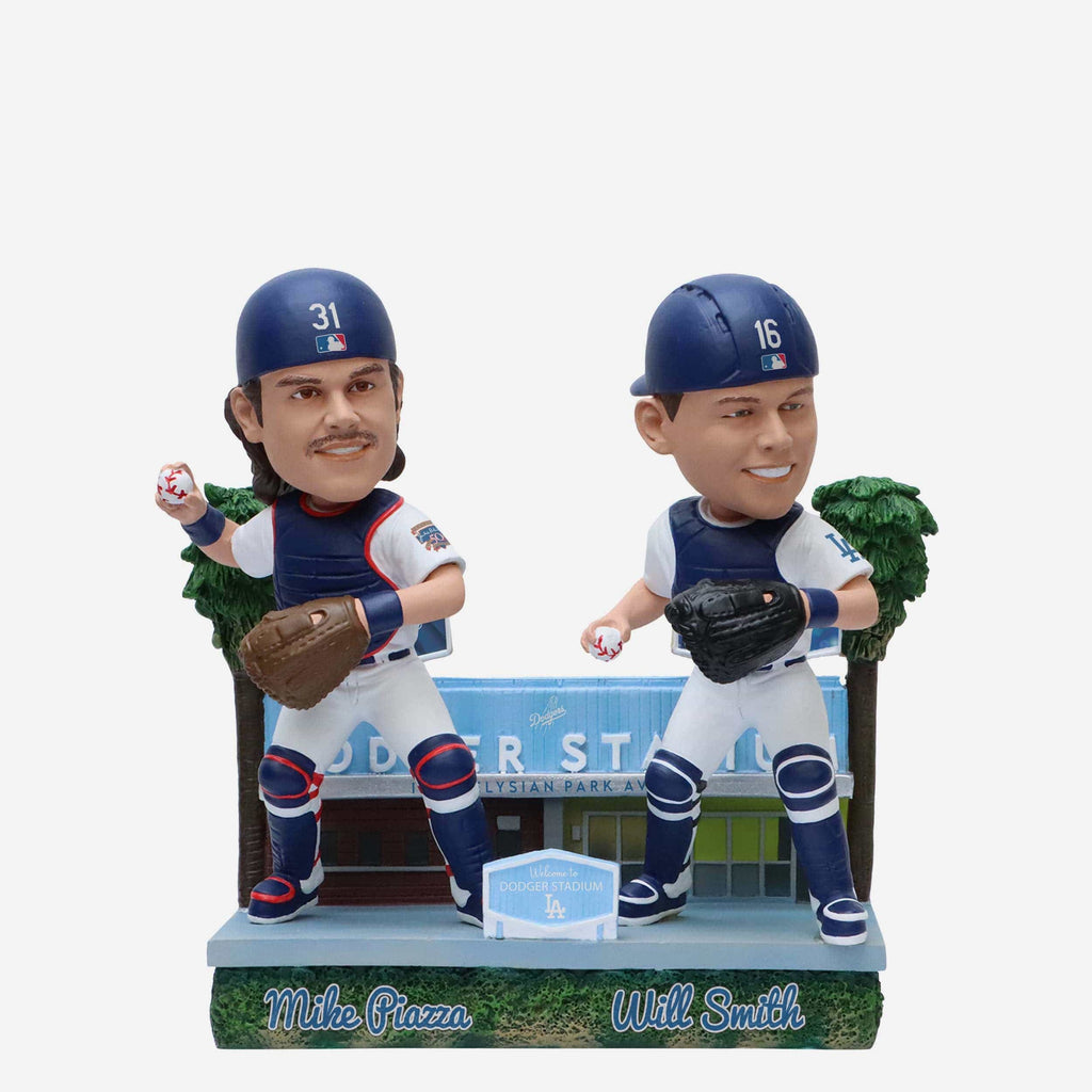 Mike Piazza & Will Smith Los Angeles Dodgers Then and Now Bobblehead FOCO - FOCO.com