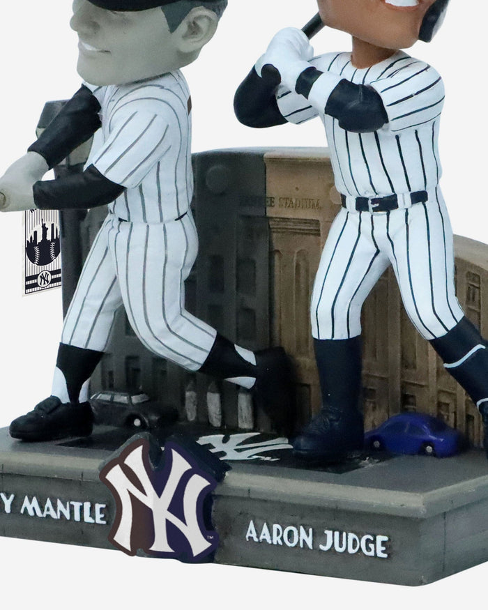 Mickey Mantle & Aaron Judge New York Yankees Then and Now Bobblehead FOCO - FOCO.com