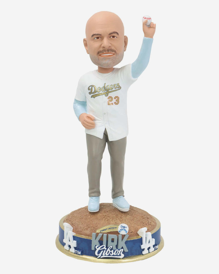 Kirk Gibson Los Angeles Dodgers 2025 Opening Day First Pitch Bobblehead FOCO - FOCO.com