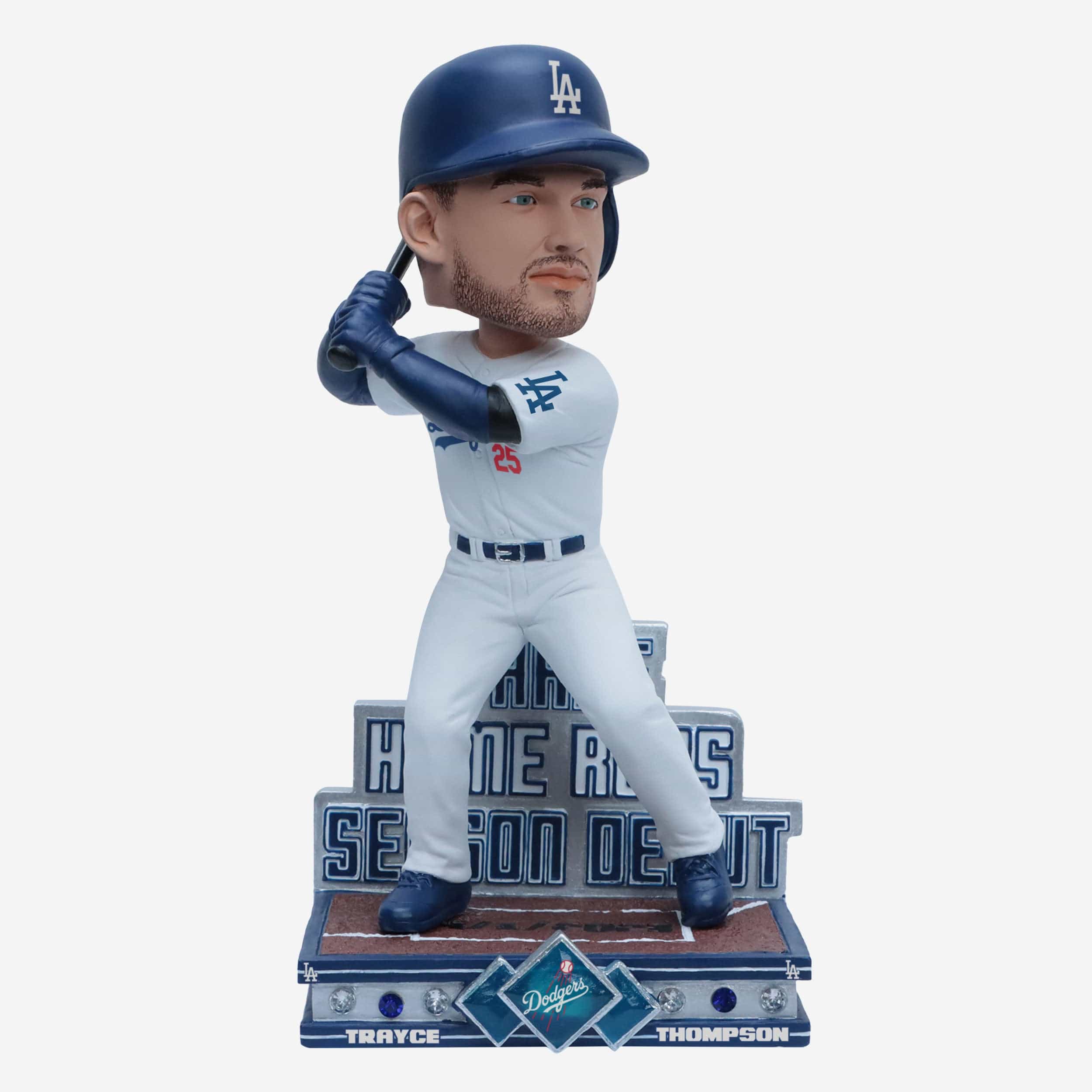 Trayce Thompson Los Angeles Dodgers 3 Home Run Gamebreaker Bobblehead Officially Licensed by MLB