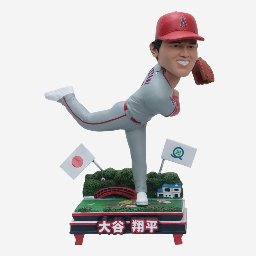 Shohei Ohtani Los Angeles Angels Road Uniform Hometown Bobblehead FOCO - FOCO.com