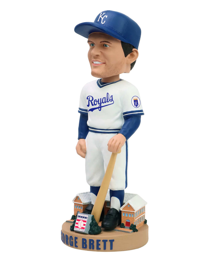 George Brett Kansas City Royals White Jersey Legends of the Park Hall of Fame Bobblehead FOCO - FOCO.com