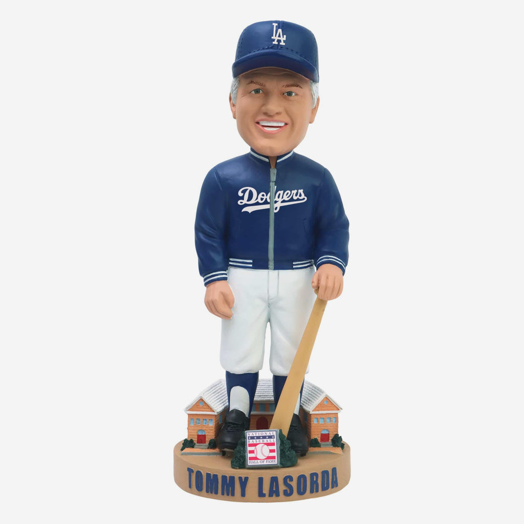 Tommy Lasorda Los Angeles Dodgers Warm Up Jacket Legends of the Park Hall of Fame Bobblehead FOCO - FOCO.com