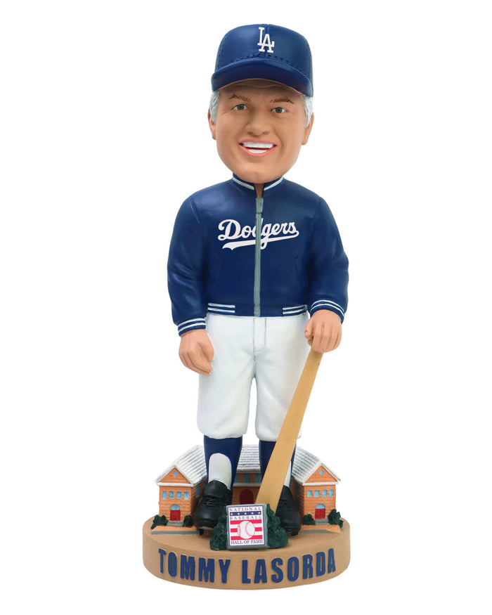 Tommy Lasorda Los Angeles Dodgers Warm Up Jacket Legends of the Park Hall of Fame Bobblehead FOCO - FOCO.com