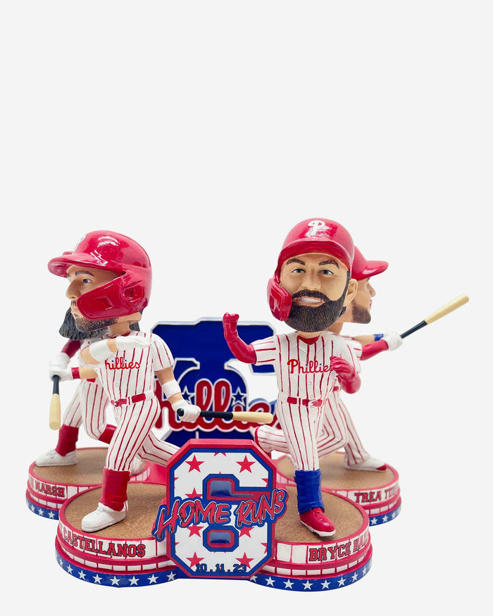 Philadelphia Phillies 2023 NLDS Game 3 Home Run Mini Bobblehead Scene FOCO - FOCO.com