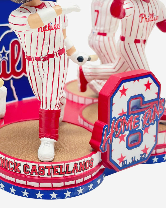 Philadelphia Phillies 2023 NLDS Game 3 Home Run Mini Bobblehead Scene FOCO - FOCO.com