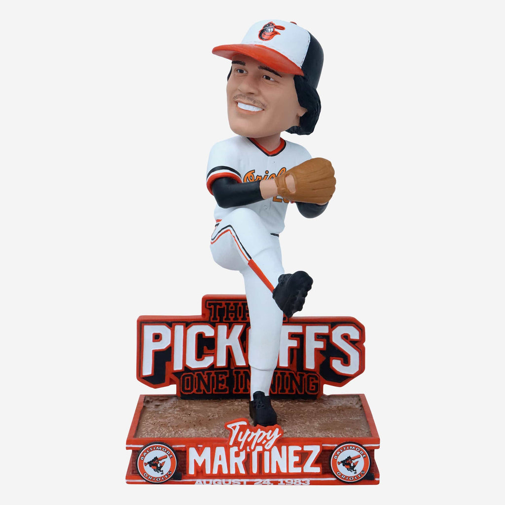 Tippy Martinez Baltimore Orioles Three Pickoffs in One Inning Bobblehead FOCO - FOCO.com