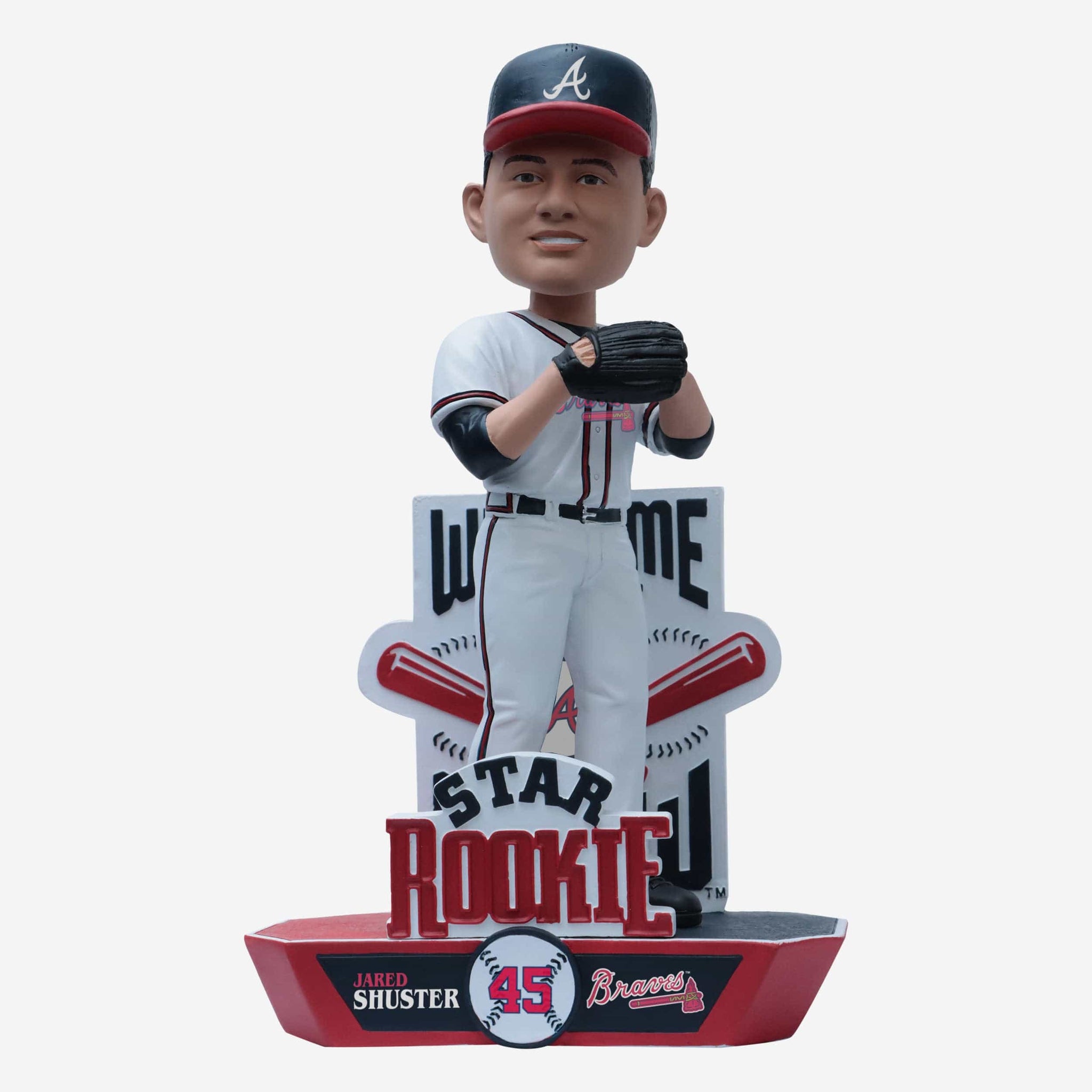 Jared Shuster Atlanta Braves Star Rookie Bobblehead FOCO