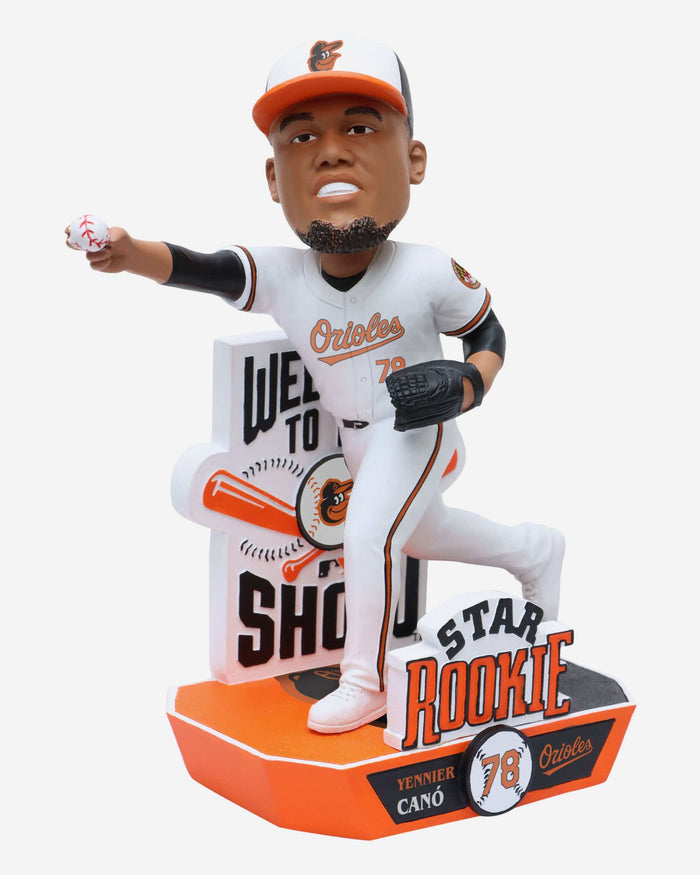 Yennier Cano Baltimore Orioles Star Rookie Bobblehead FOCO - FOCO.com