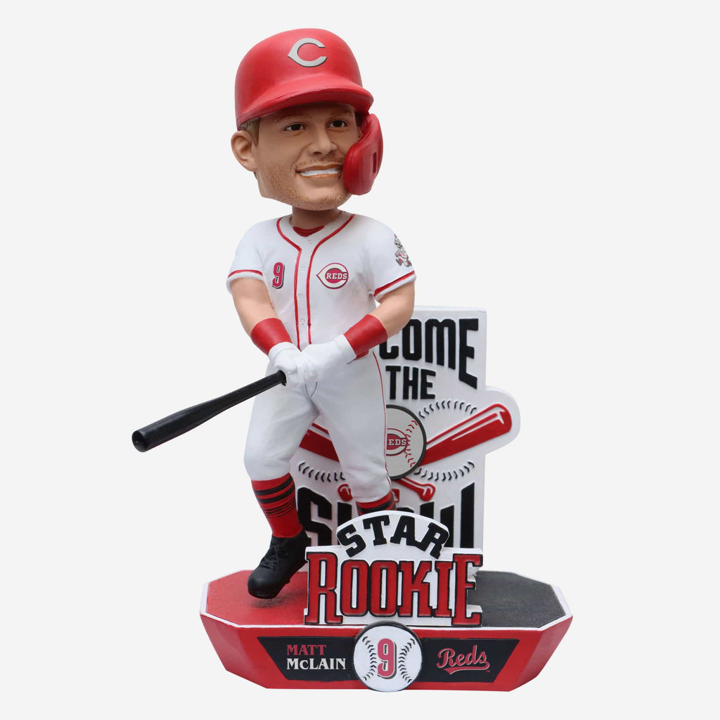 Matt McLain Cincinnati Reds Star Rookie Bobblehead FOCO - FOCO.com
