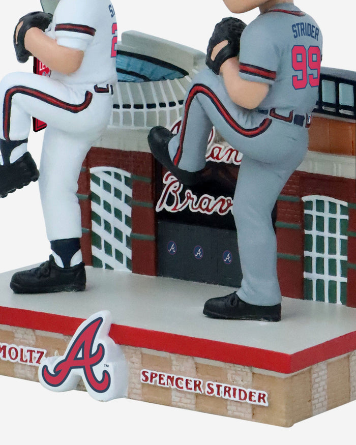 John Smoltz & Spencer Strider Atlanta Braves Then and Now Bobblehead FOCO - FOCO.com