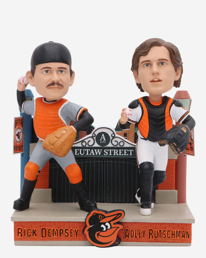 Rick Dempsey & Adley Rutschman Baltimore Orioles Then and Now Bobblehead FOCO - FOCO.com