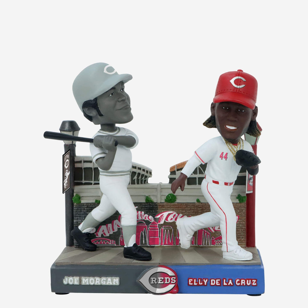 Joe Morgan & Elly De La Cruz Cincinnati Reds Then And Now Bobblehead FOCO - FOCO.com