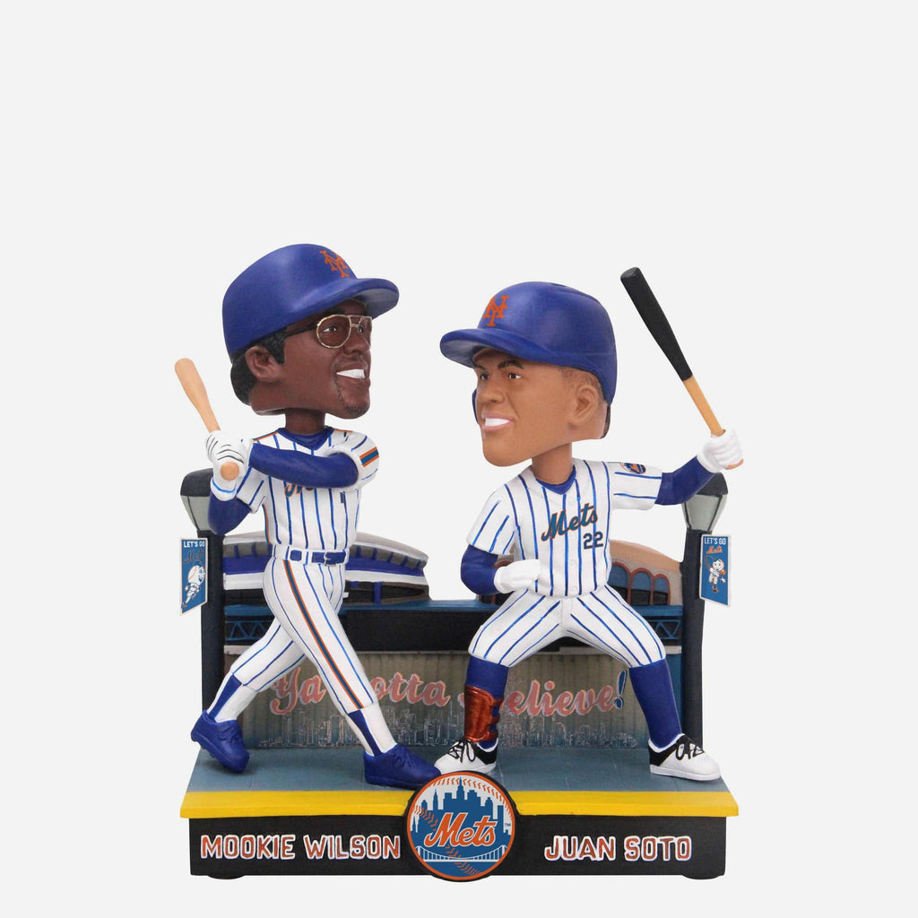 Mookie Wilson & Juan Soto New York Mets Then and Now Bobblehead FOCO - FOCO.com