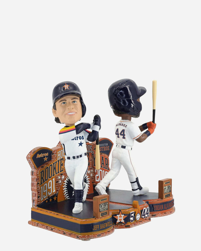 Jeff Bagwell & Yordan Alvarez 1991 & 2019 Houston Astros Rookie of the Year Then and Now Bobblehead FOCO - FOCO.com