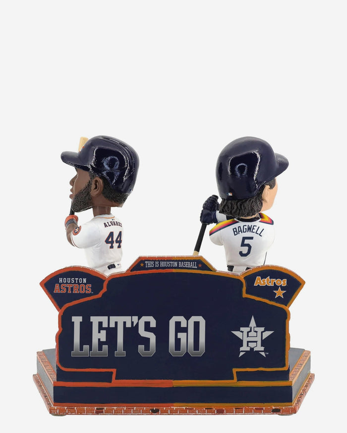 Jeff Bagwell & Yordan Alvarez 1991 & 2019 Houston Astros Rookie of the Year Then and Now Bobblehead FOCO - FOCO.com