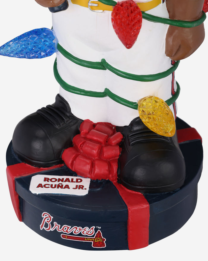 Ronald Acuna Jr Atlanta Braves Holiday Lights Bobblehead FOCO - FOCO.com