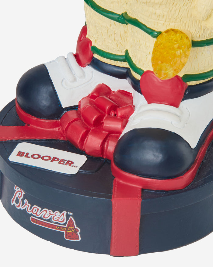 Blooper Atlanta Braves Holiday Lights Mascot Bobblehead FOCO - FOCO.com
