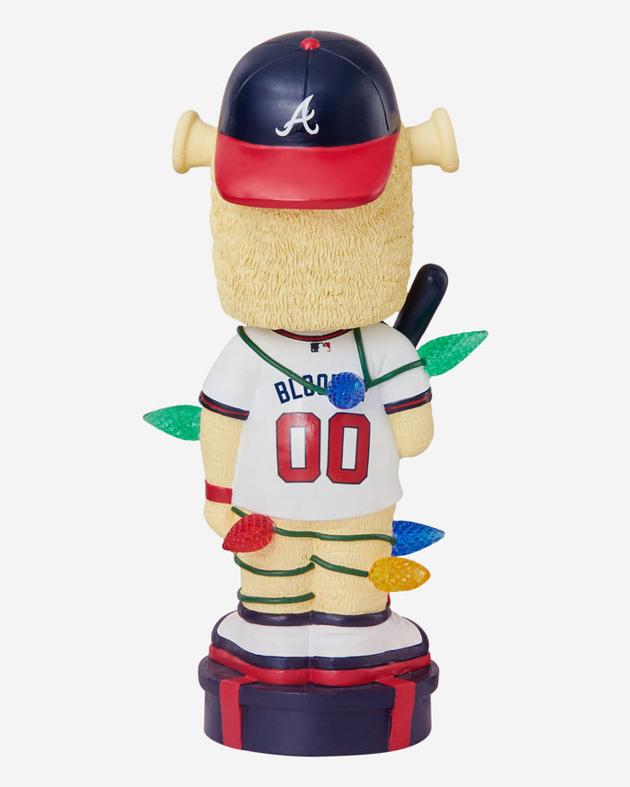 Blooper Atlanta Braves Holiday Lights Mascot Bobblehead FOCO - FOCO.com